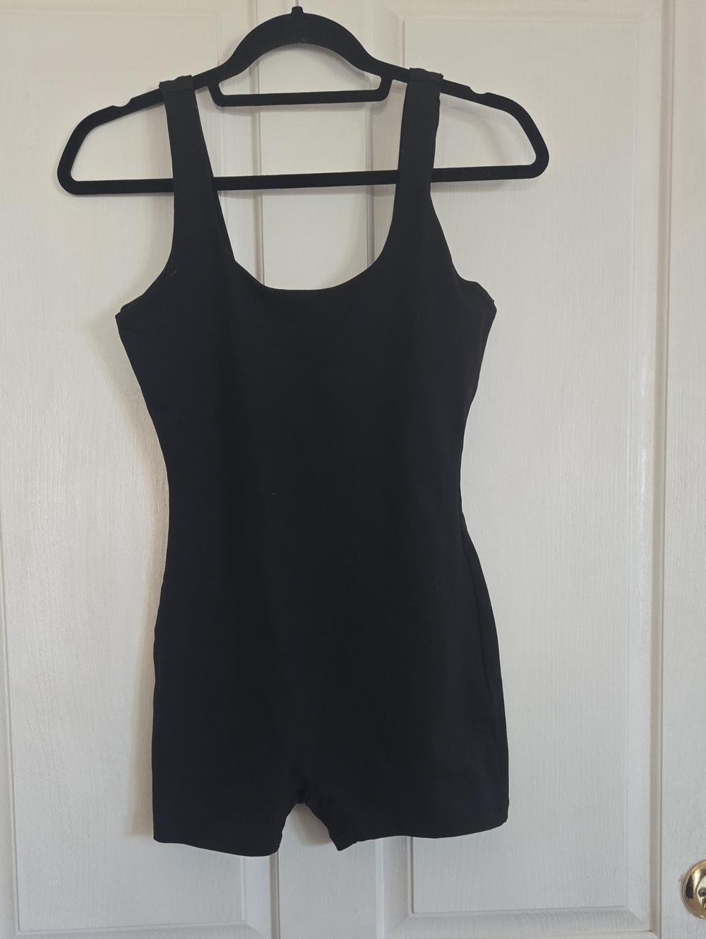 Automet  Black Sleeveless Unitard Jumpsuit S